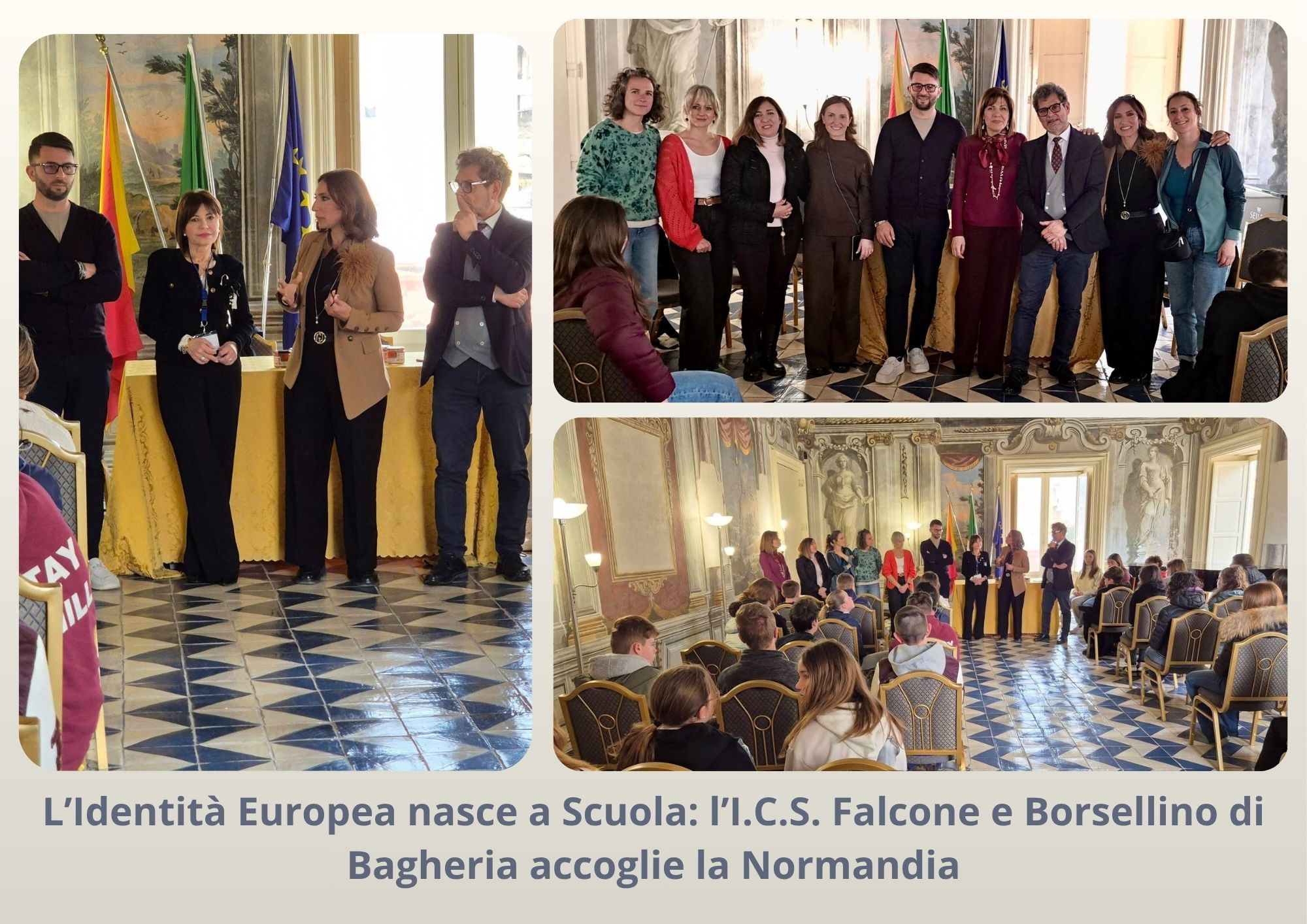 L’Identità Europea nasce a Scuola: l’I.C.S. Falcone e Borsellino di Bagheria accoglie la Normandia